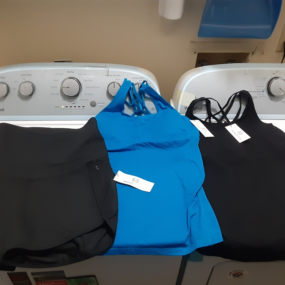 Black and Blue Activewear Set